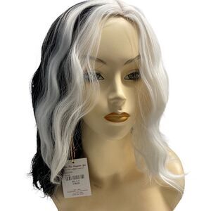 TAILOR FOR GORGEOUS YOU Women’s Synthetic Black & White Wig vH0038New With Tags